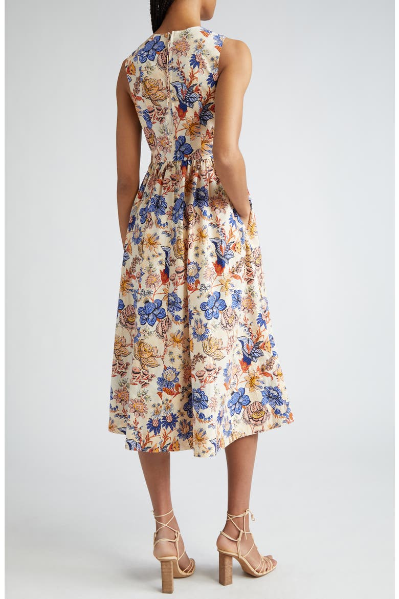 Kaiya Print Sleeveless Dress, Alternate, color, MAGNOLIA