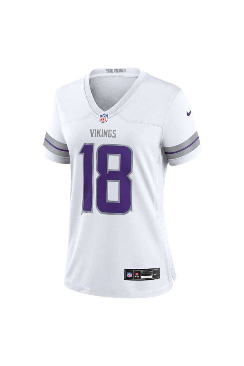 Women's Nike Justin Jefferson White Minnesota Vikings Alternate Game Player Jersey, Alternate, color, White