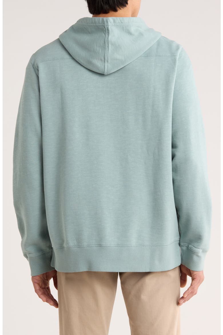 Cirrus Breeze Half Zip Hoodie, Alternate, color, DARK ALPINE