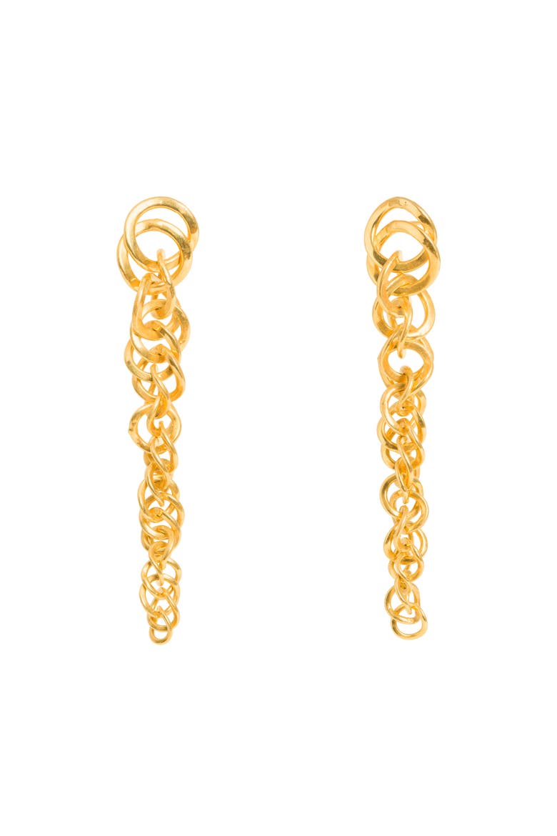 Sumba Versatile Earrings Gold, Main, color, Gold