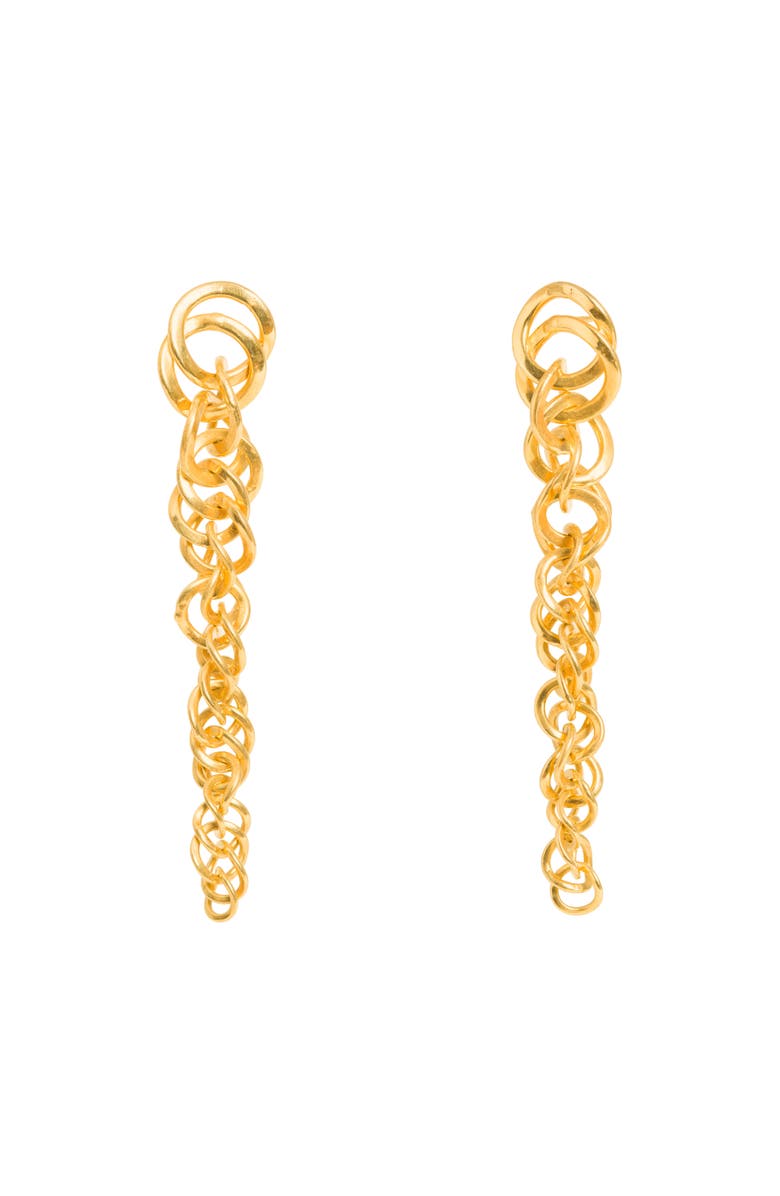 Freya Rose Sumba Versatile Earrings Gold, Main, color, Gold