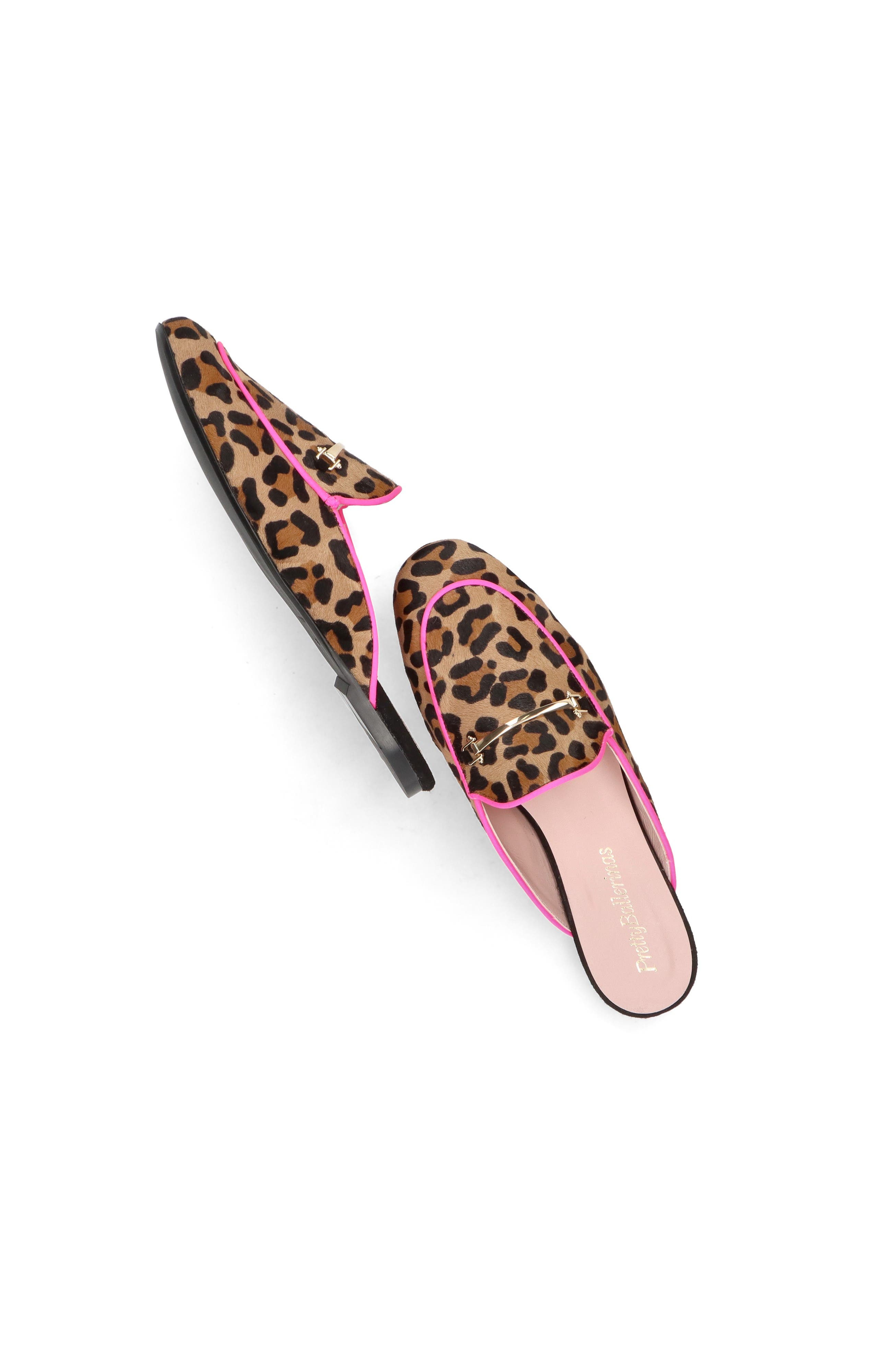 Pretty Ballerinas Round Toe Poni Loafer Slide, Alternate, color, Beige