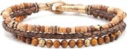 John Varvatos Mutistrand Skull Bracelet