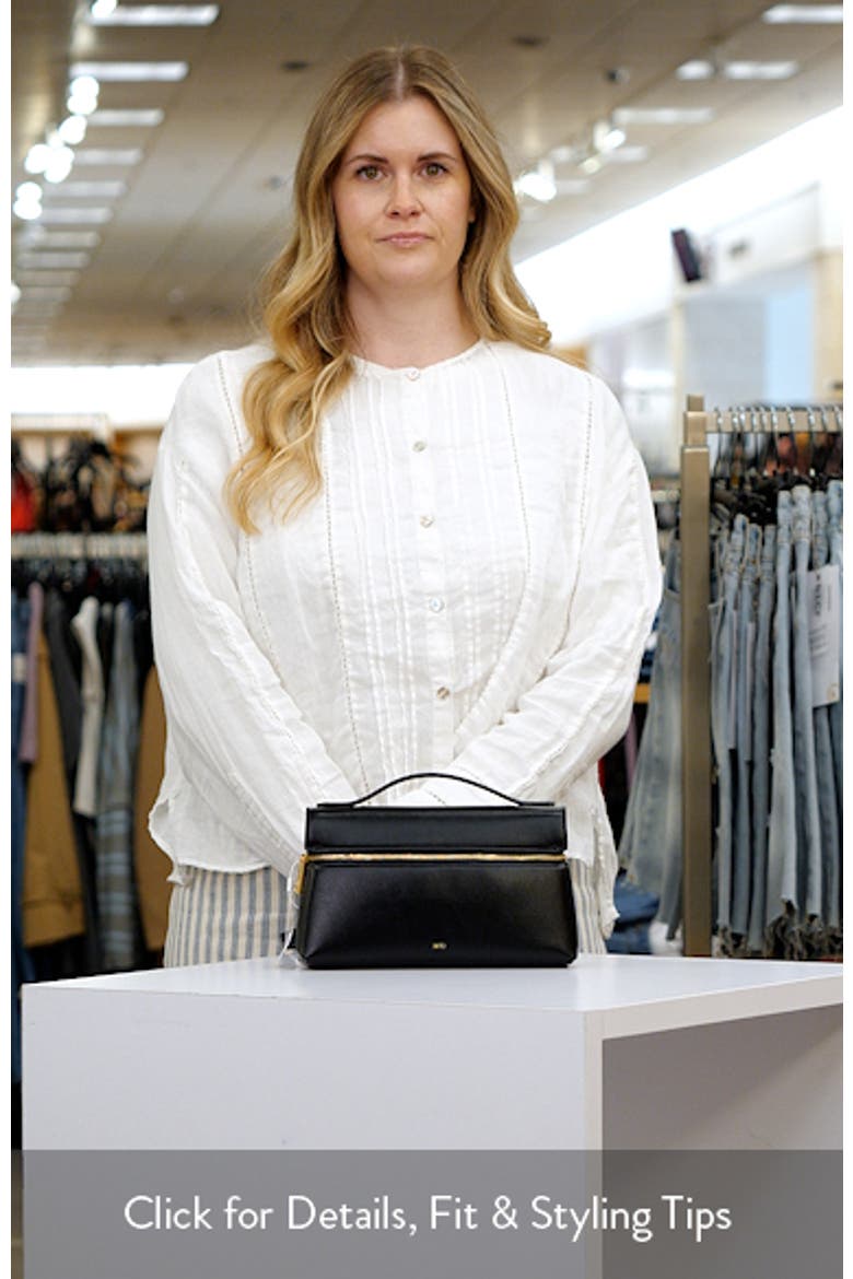 Thea Faux Leather Top Handle Bag video