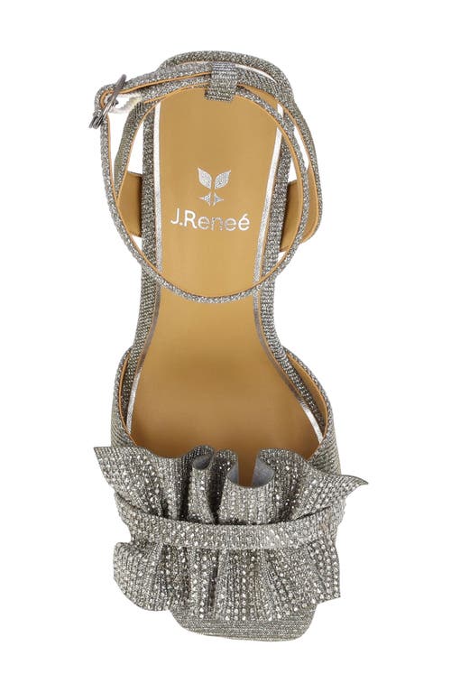 J. Reneé Almita Ankle Strap Sandal In Gray