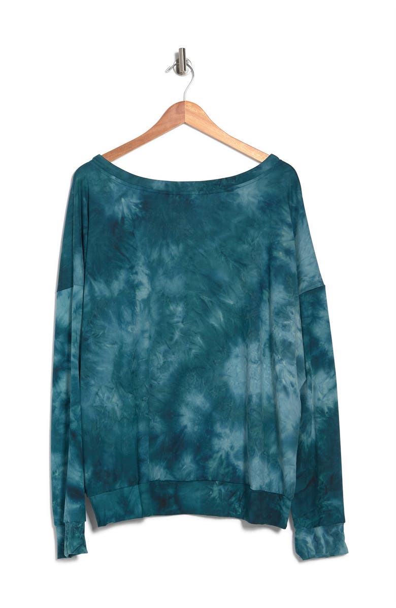 Socialite Tie Dye Boatneck Sweater, Alternate, color, 