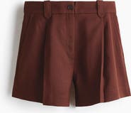 H&M Pleat-front Shorts