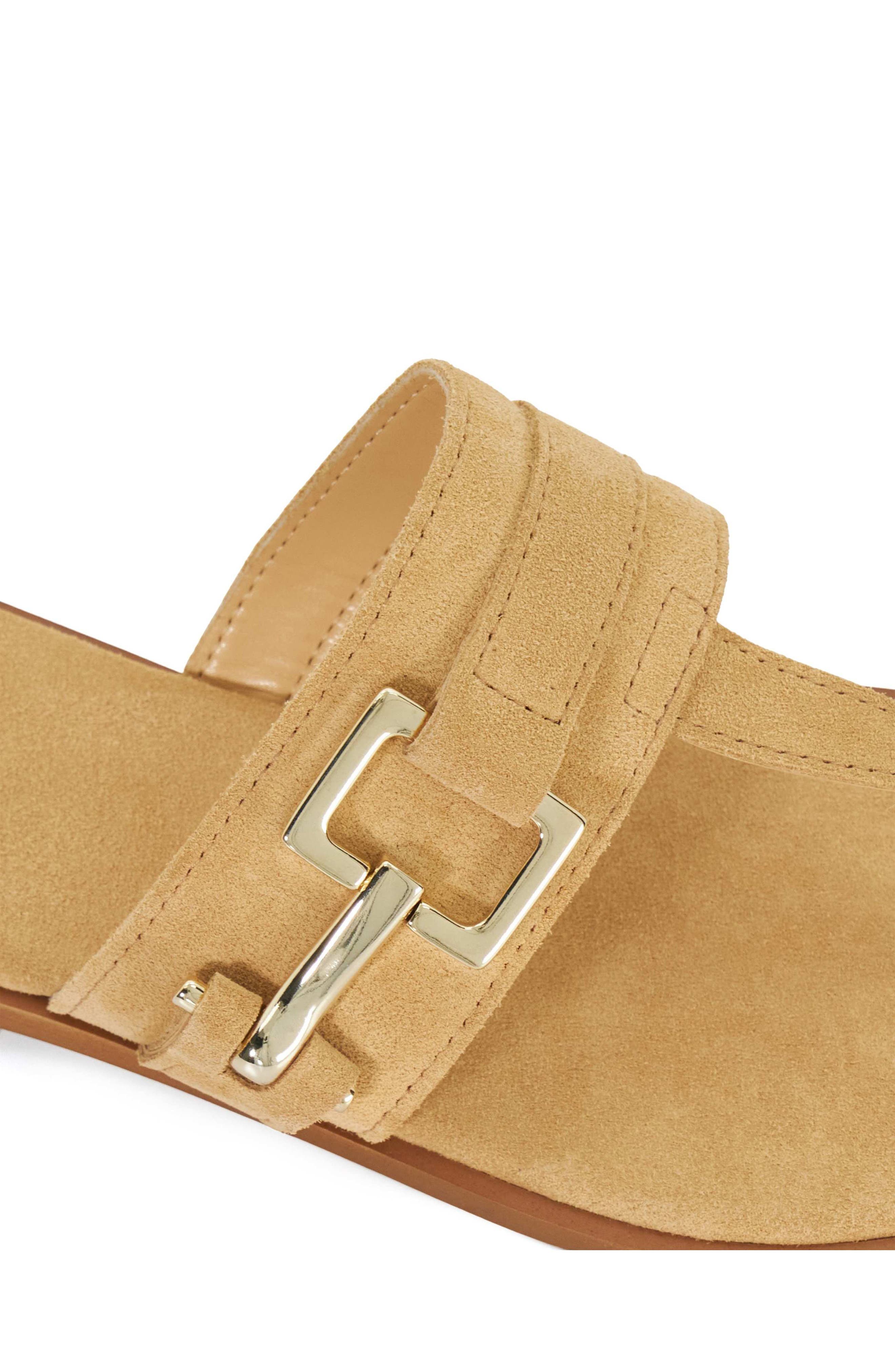 Dune London Lotica Flip Flop, Alternate, color, Sand