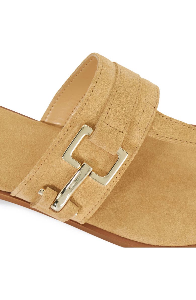 Dune London Lotica Flip Flop, Alternate, color, Sand