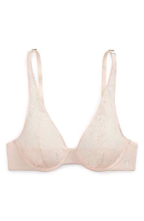 Polo Ralph Lauren Galloon Lace Underwire Plunge Bra