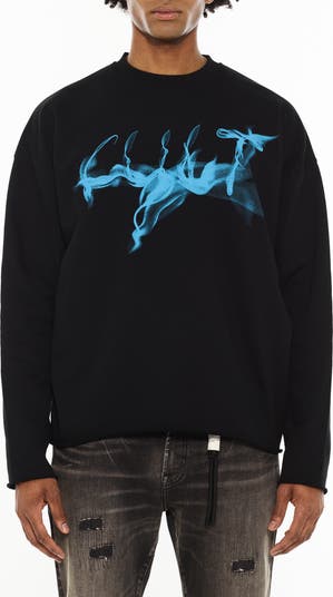 Graphic Cotton Fleece Sweatshirt