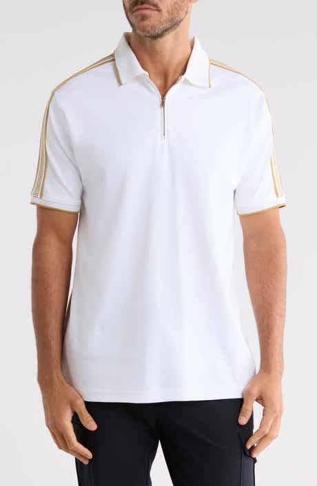 Tipped Zip Polo