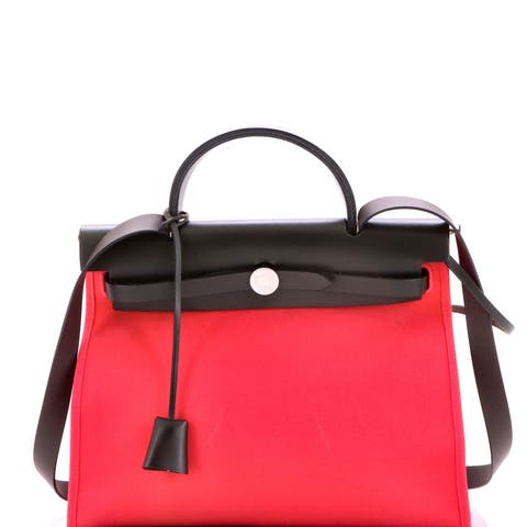 Herbag Zip Leather and Toile 31