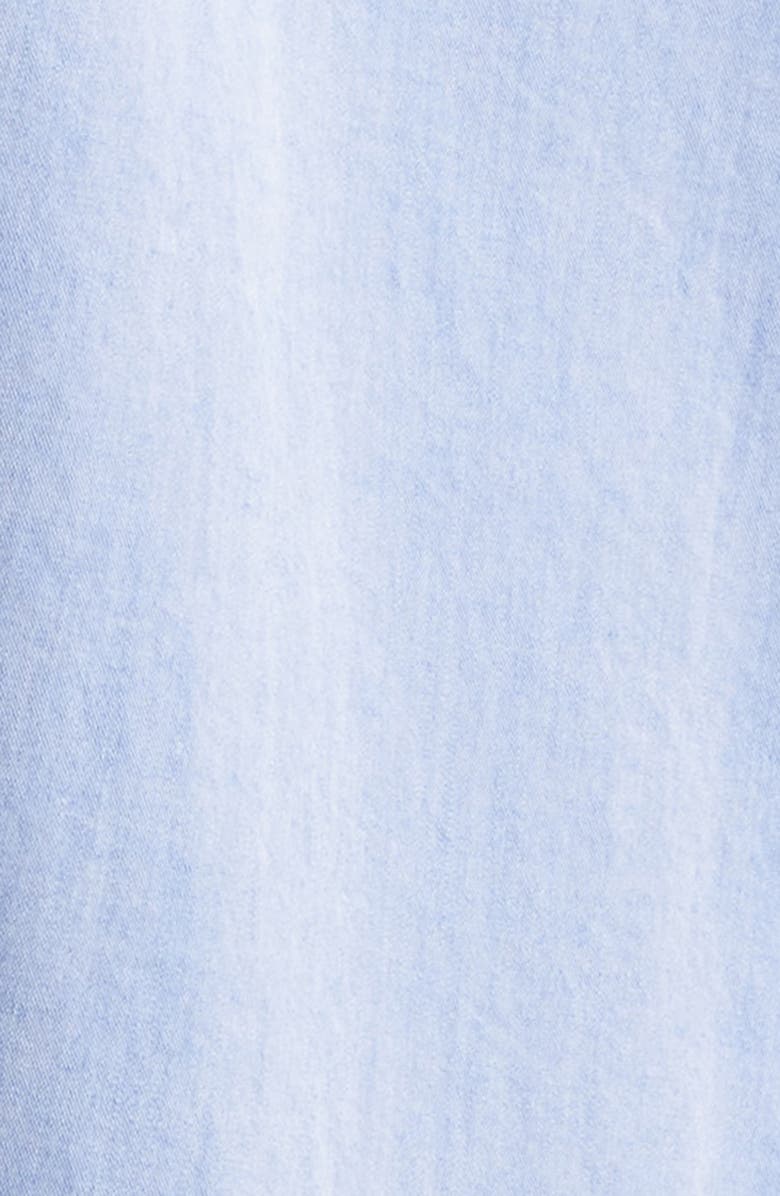 Nordstrom Cotton Shirting Nightgown, Alternate, color,