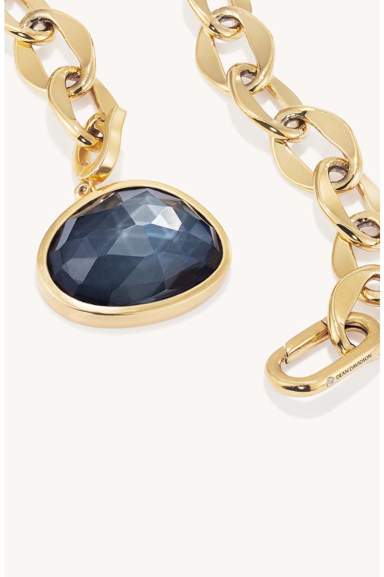 Cala Iridescent Hematite Collar Necklace, Alternate, color, IRIDESCENT HEMATITE/ GOLD