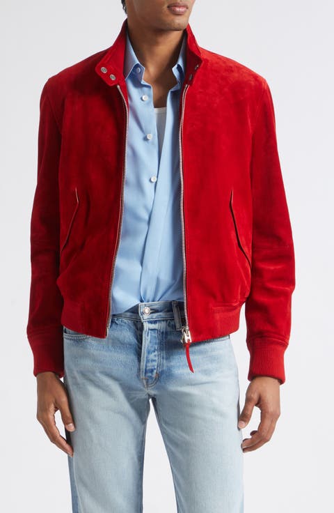 Suede Harrington Jacket