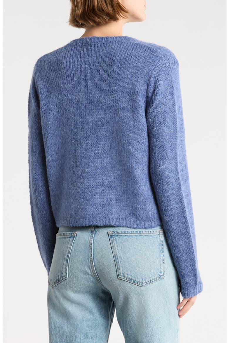 Relaxed Cardigan, Alternate, color, DENIM EDGE HEATHER