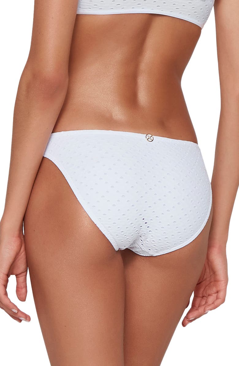 ViX Paula Hermanny ViX Swimwear Eyelet Bikini Bottoms, Alternate, color, 