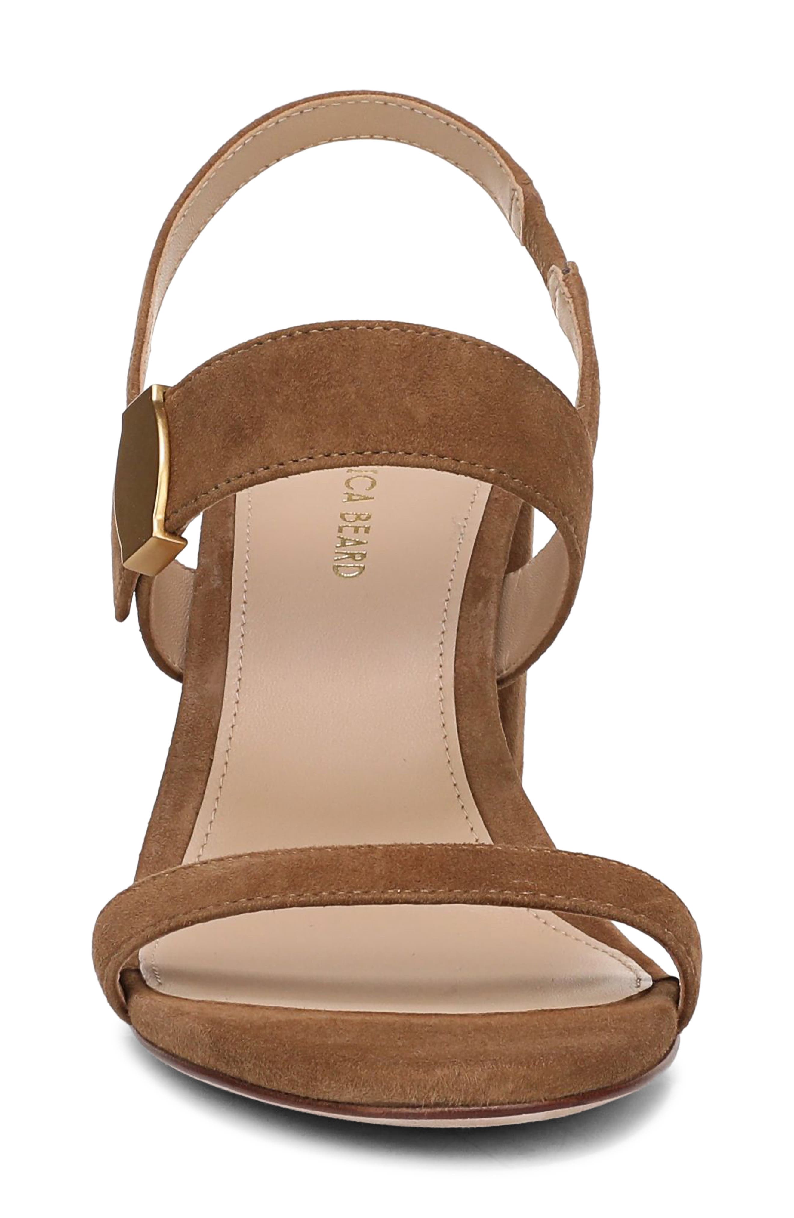 Veronica Beard Genetta Slingback Sandal, Alternate, color, Chestnut