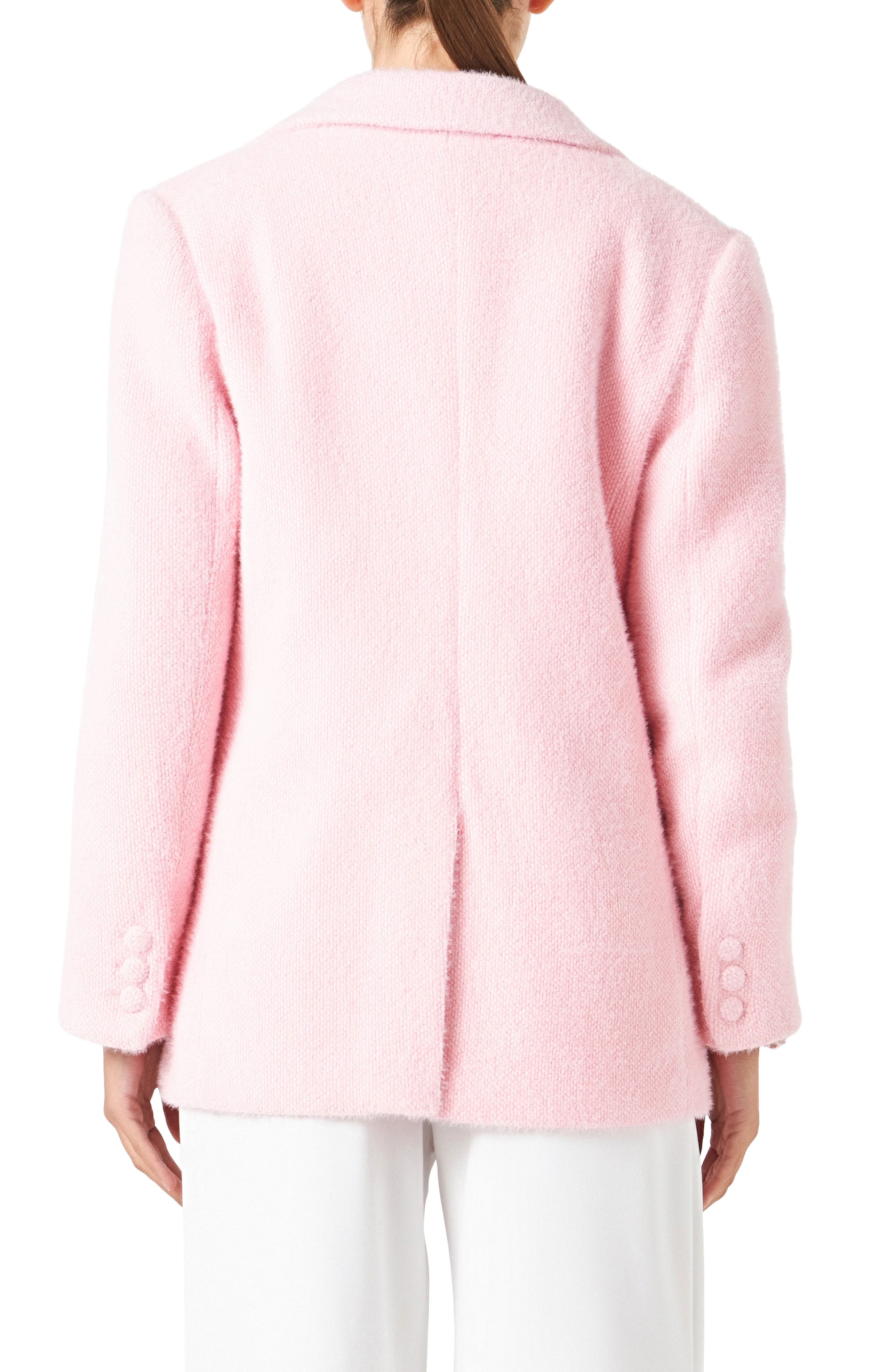 Textured Single Breasted Blazer - image 4