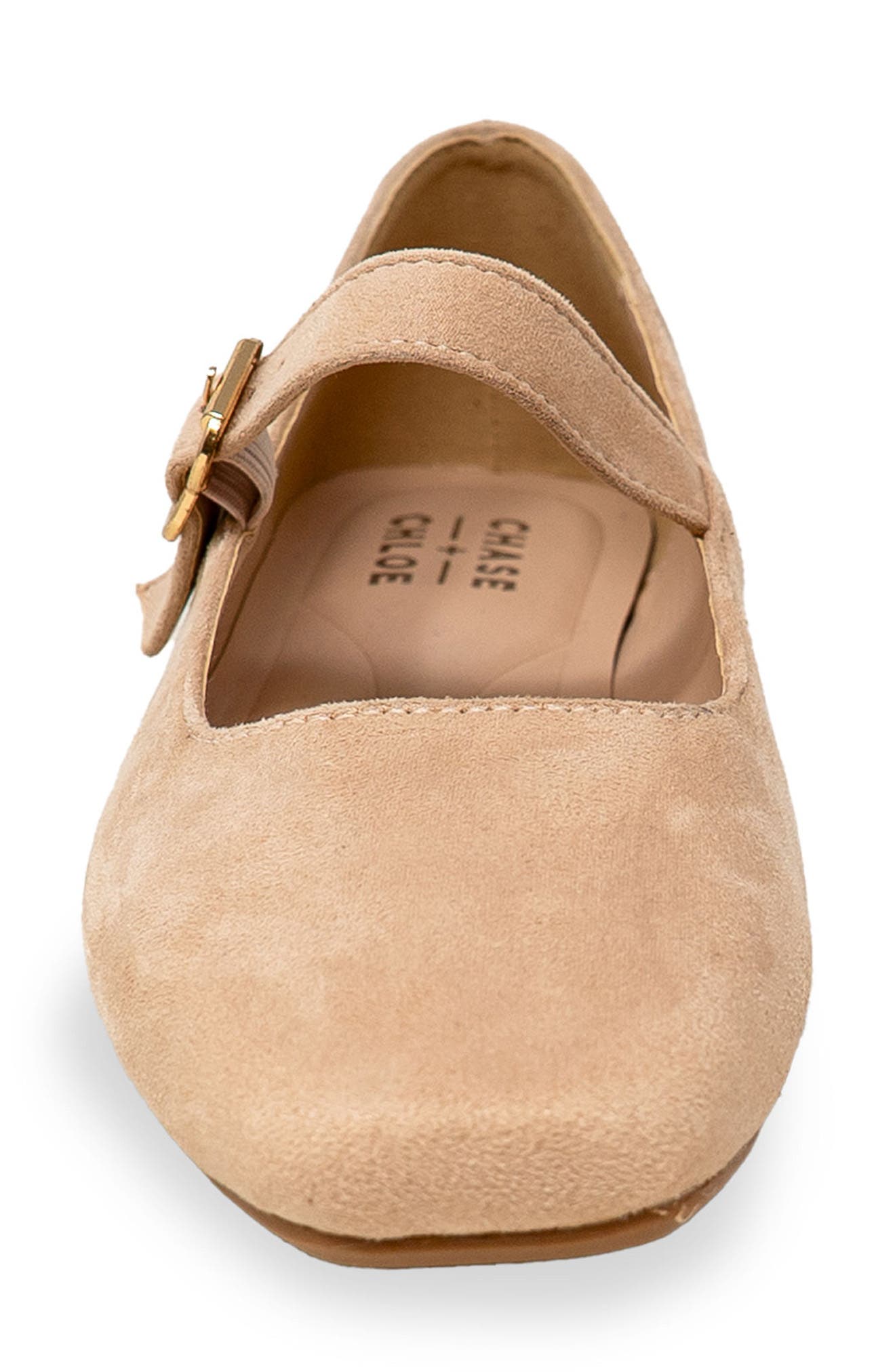 Mary Jane Flat, Alternate, color, BEIGE SUEDE
