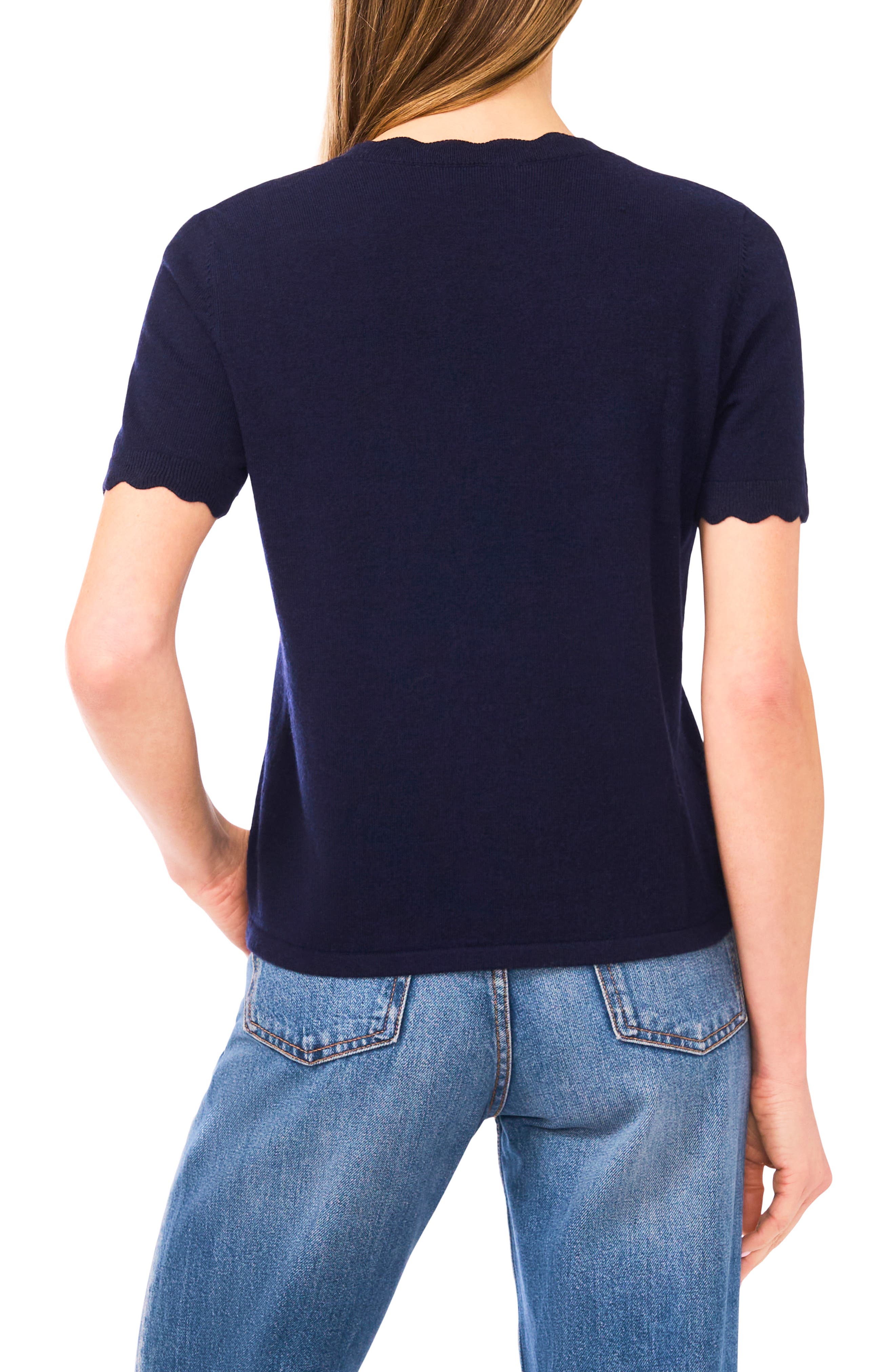 Scallop Neck Sweater - image 4