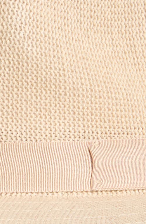 Brixton Lyons Packable Fedora In Macadamia