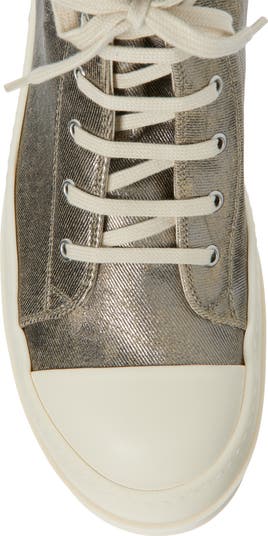 Darkshadow Foiled Denim High Top Sneaker