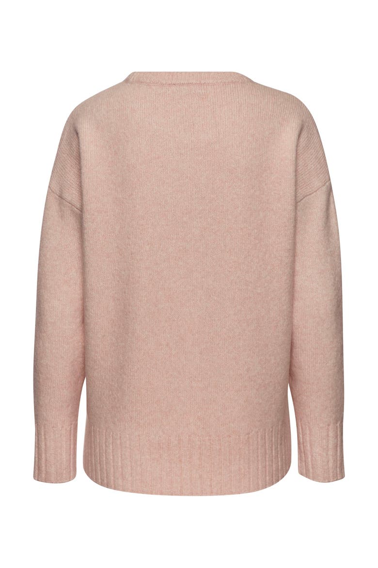 Oversized Basic Sweater, Alternate, color, Old Rose