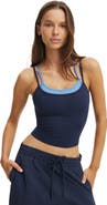 COTTON ON BODY Women's Active Ultra Soft Contrast Layer Tank