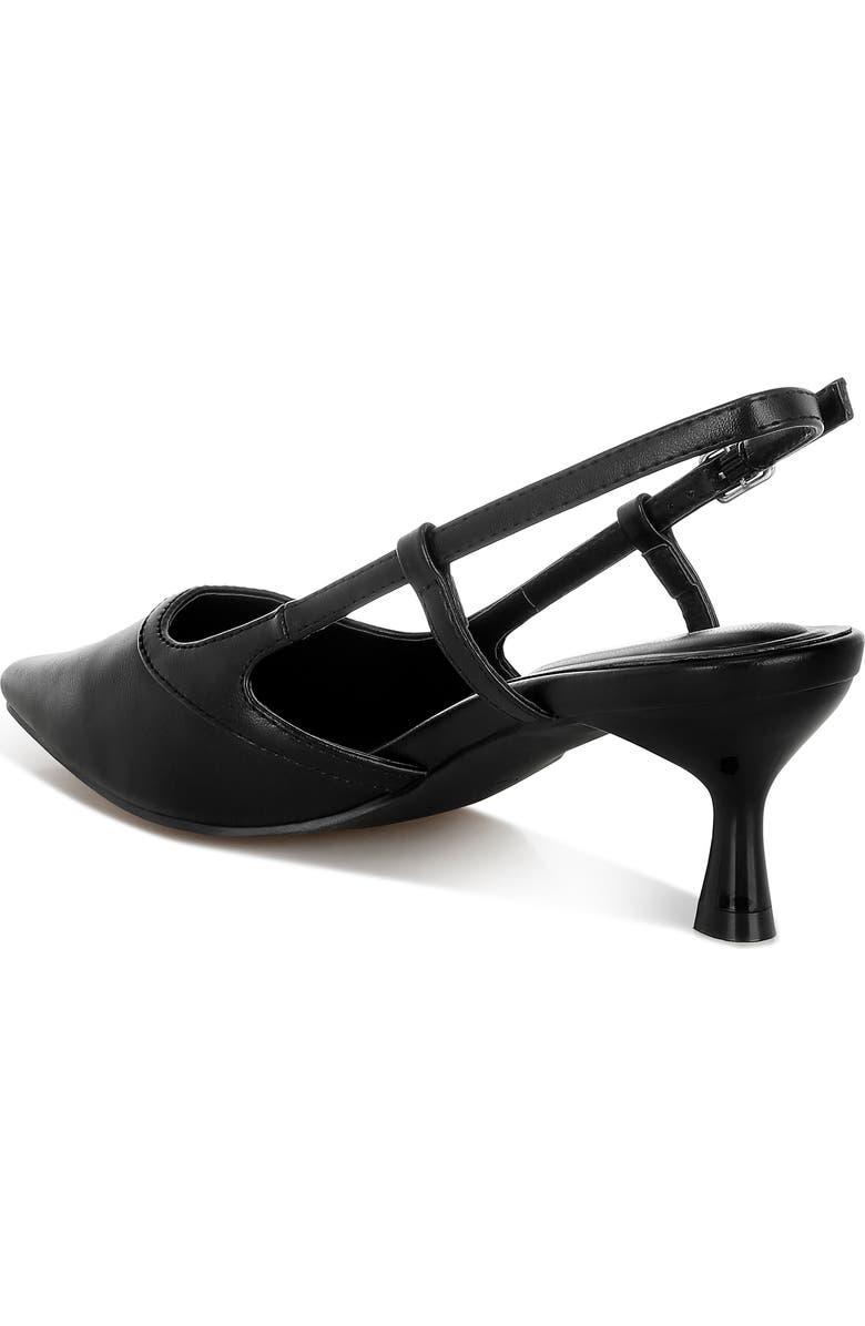 LONDON RAG Luxton Kitten Heel Slingback Pump, Alternate, color, Black