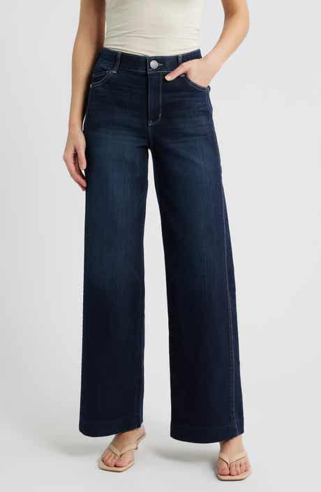 Gracie Skyrise Double Side Seam Wide Leg Jeans