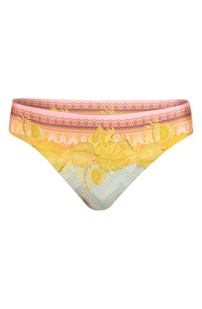 Sunshine 79 Dreamland Hipster Bikini Bottoms, Alternate, color, Beige Multi