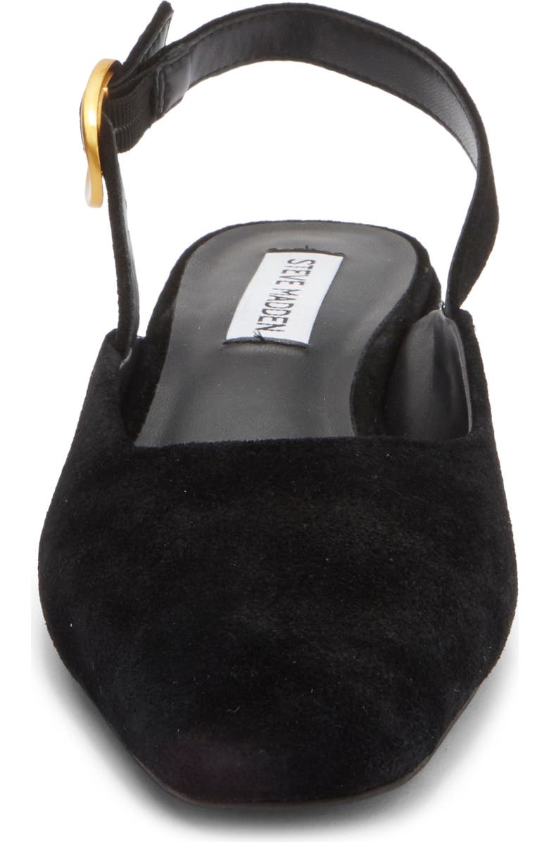 Steve Madden Diona Slingback Pump, Alternate, color, Black Suede