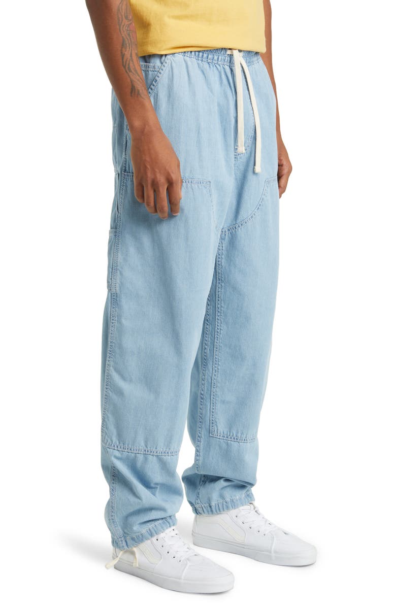 Vans Range Baggy Elastic Waist Carpenter Pants, Alternate, color,