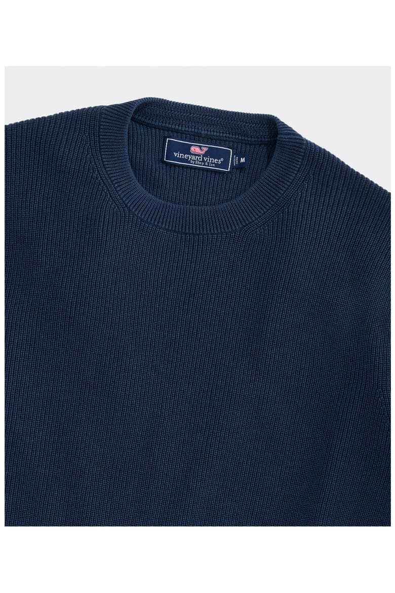Folly Crewneck Cotton Sweater, Alternate, color, NAUTICAL NAVY