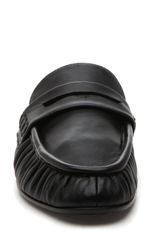 275 Central Vivien Penny Loafer Mule In Black