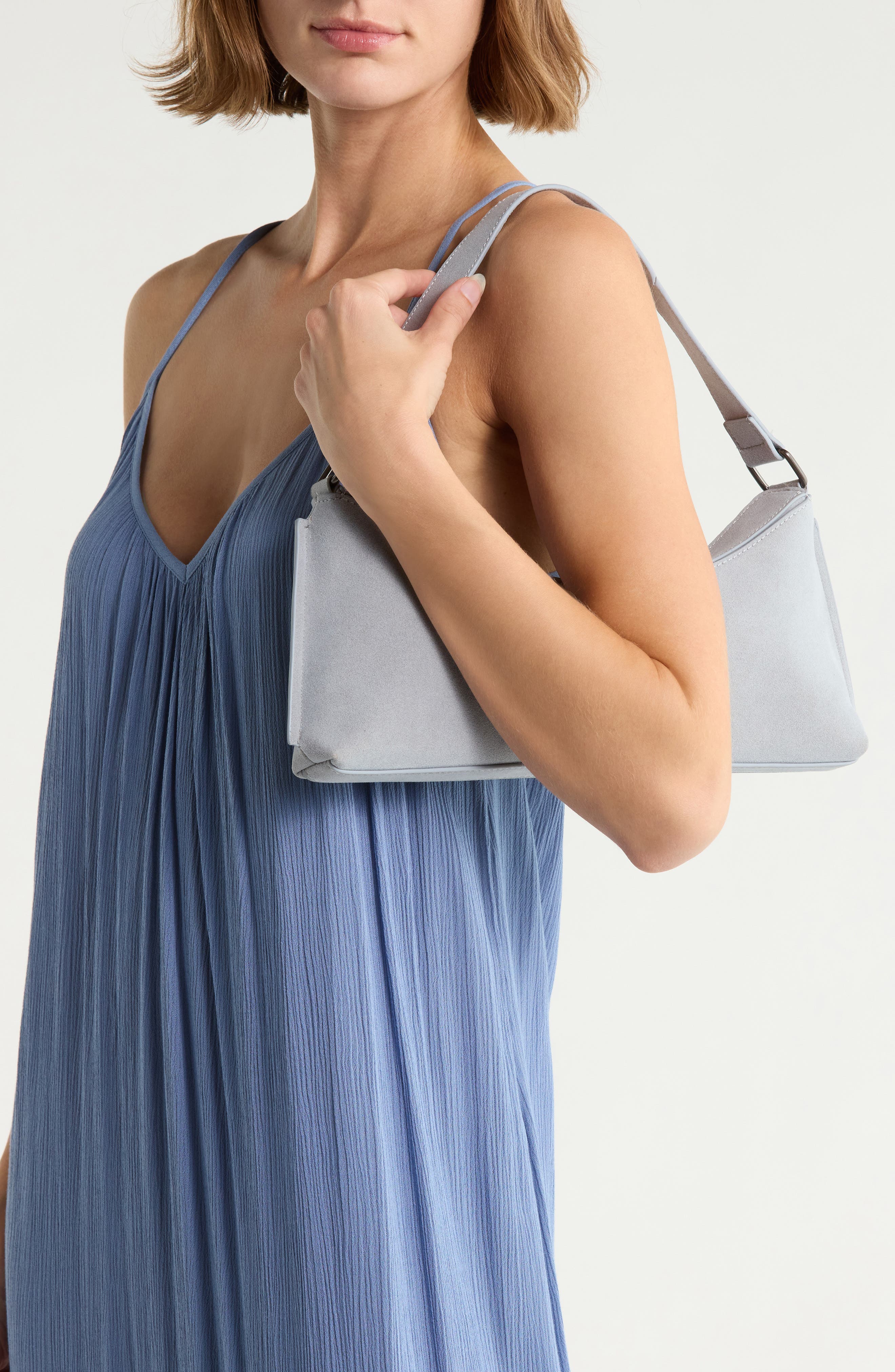 Barrel Shoulder Bag, Alternate, color, SKY BLUE