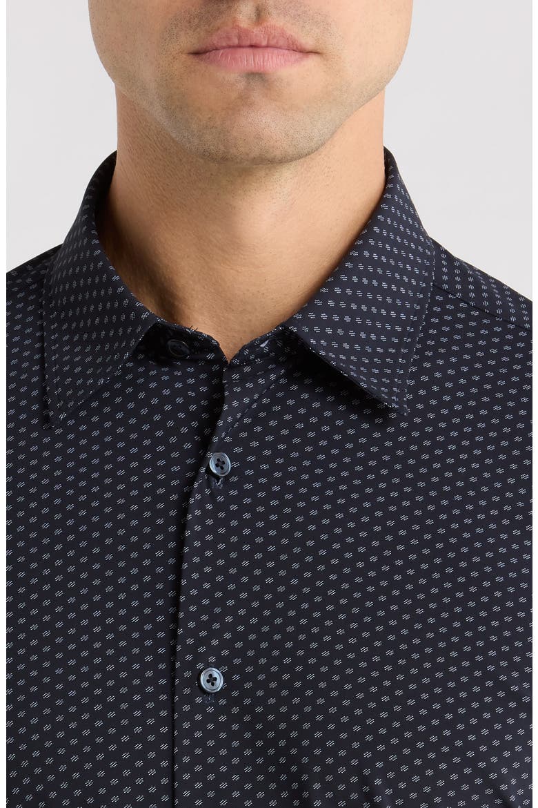 P-Liam Button-Up Shirt, Alternate, color, DARK BLUE