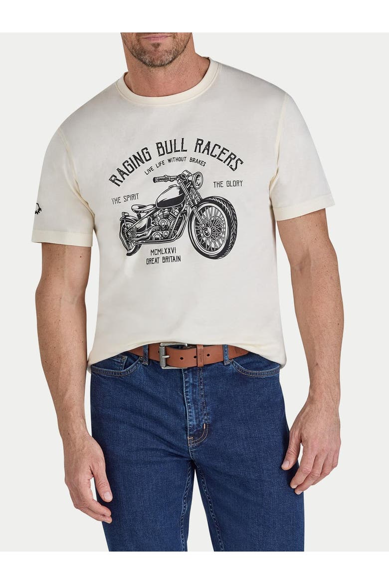RB Racers Printed T-Shirt, Alternate, color, Cream