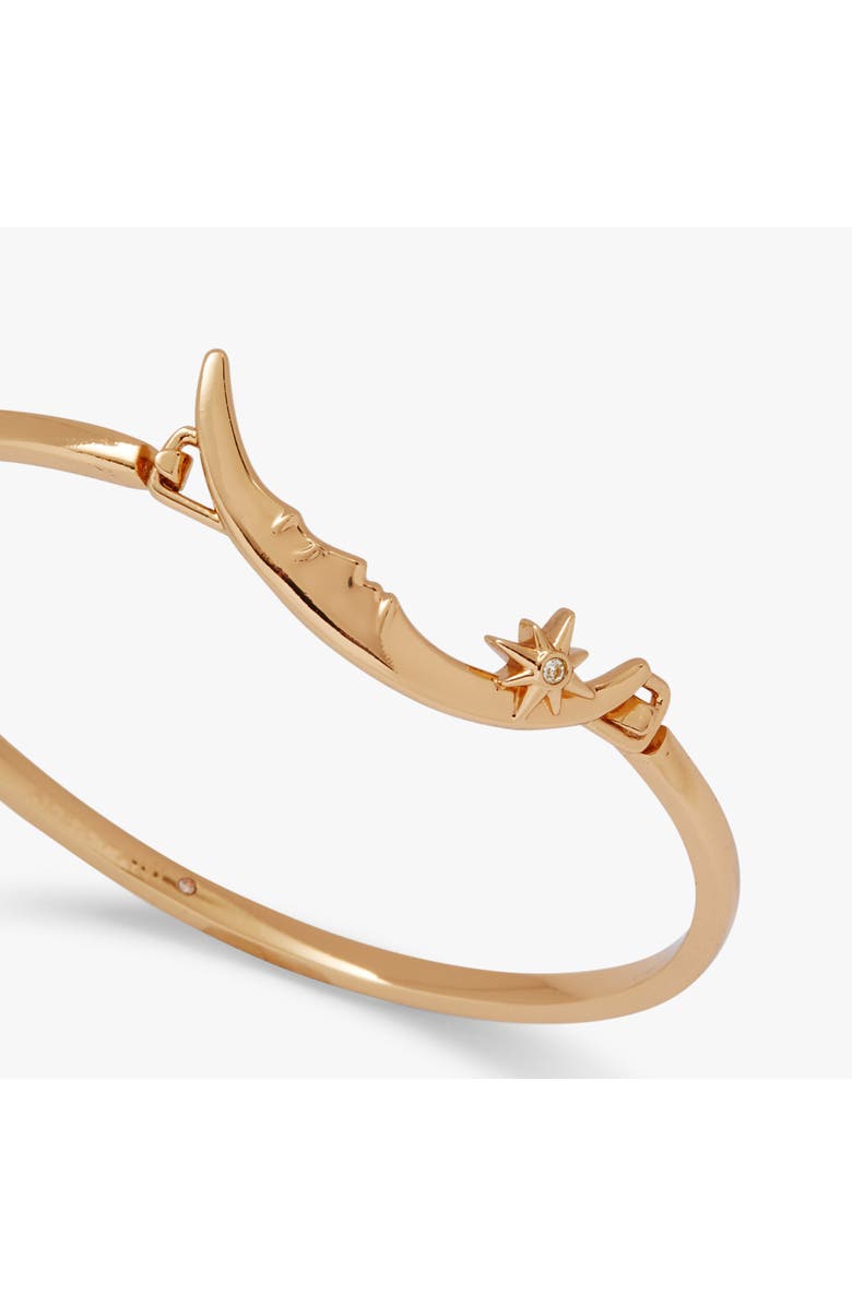 Alex and Ani Crescent Moon Tension Bangle Bracelet, Alternate, color, 