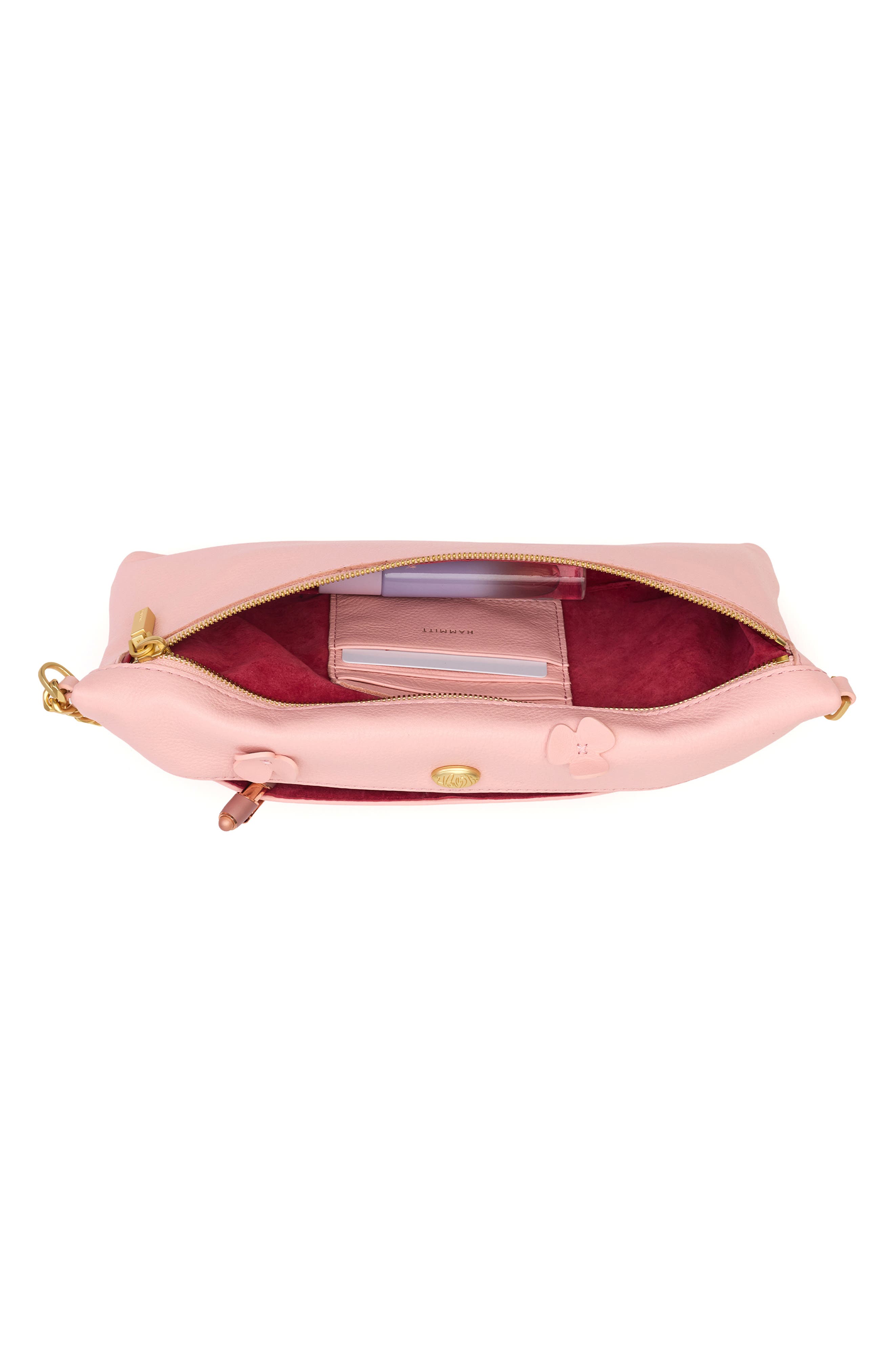 Invitation Clutch, Alternate, color, FLAMINGO FLORA/ BRUSHED GOLD