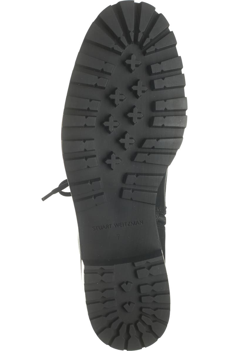 Stuart Weitzman Laine Leather Combat Boot, Alternate, color,