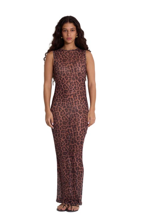 Wild Mesh Sleeveless Dress Cover-Up