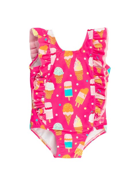 Girls UPF50+ Waterfall One Piece