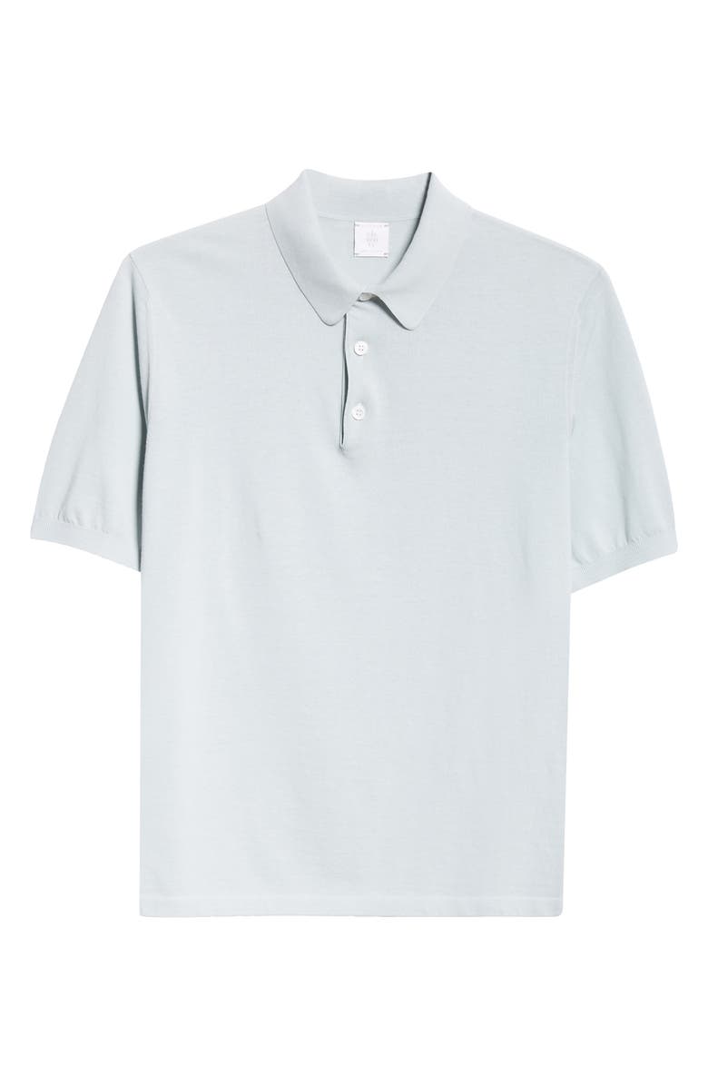 Eleventy Short Sleeve Cotton Polo Sweater, Alternate, color, Green