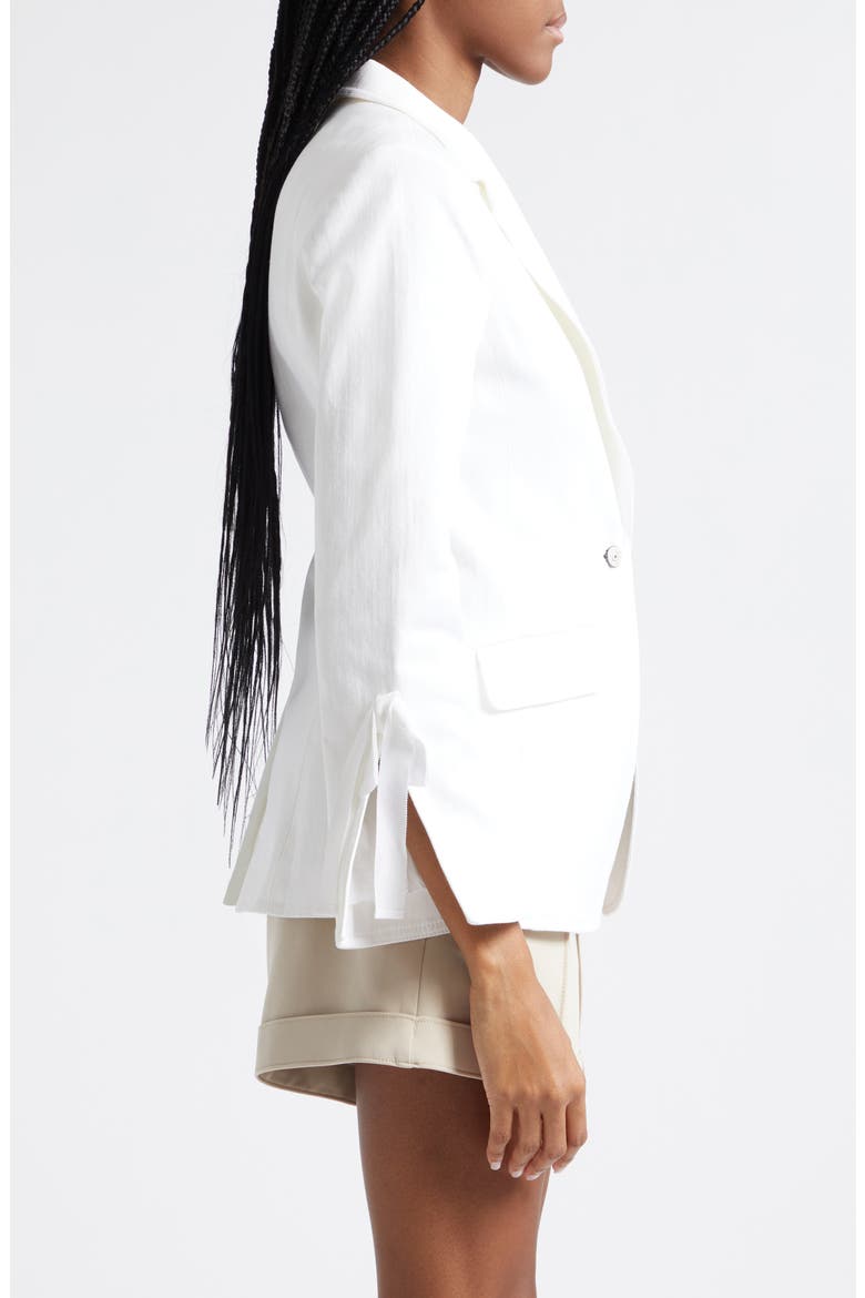 Lou One-Button Blazer, Alternate, color, WHITE