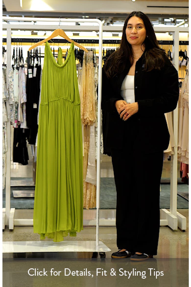 Ocean Halter Maxi Dress video