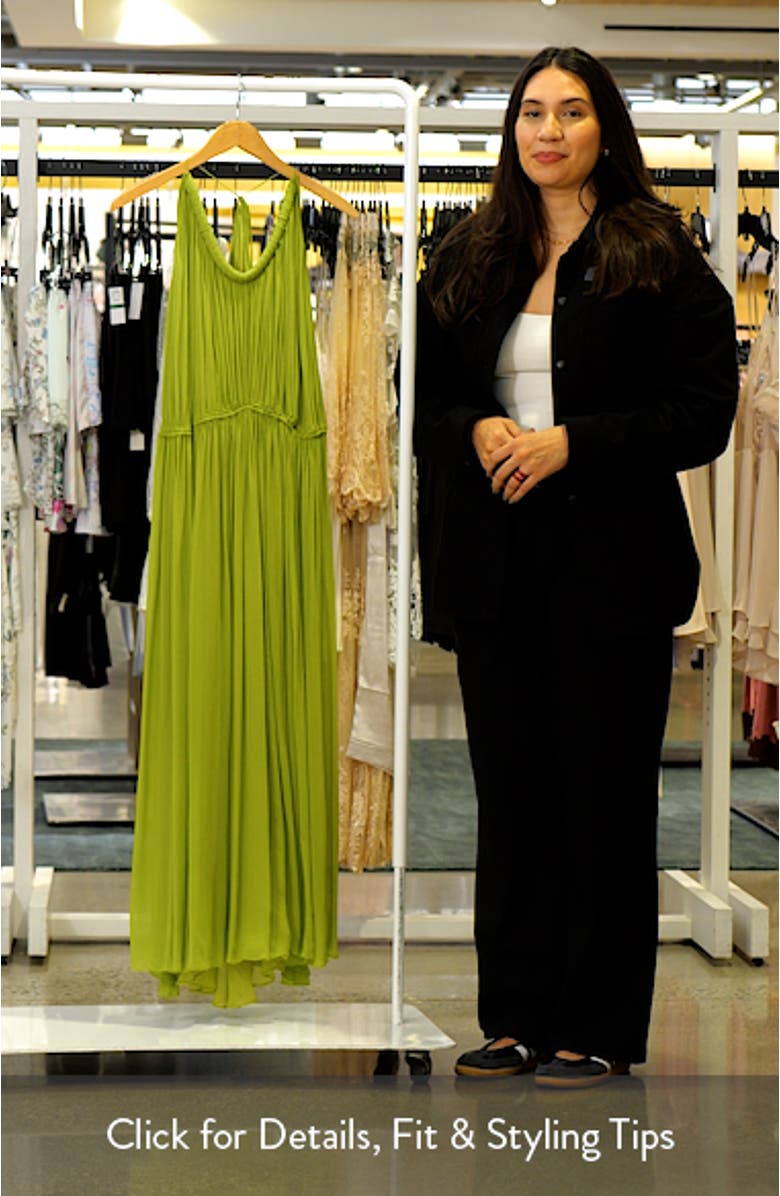 Ocean Halter Maxi Dress, sales video thumbnail