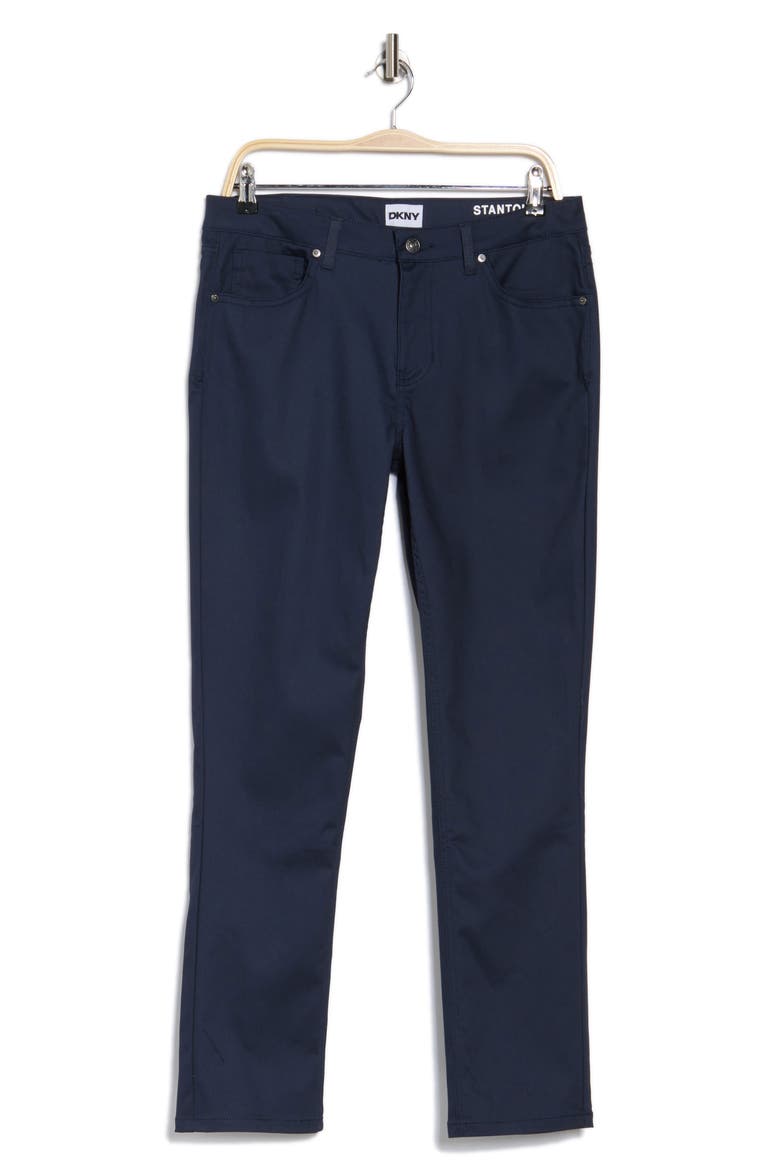 Powerstretch Slim Leg Pants, Alternate, color, NAVY